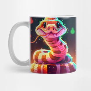 Cute Rattlesnake Drawing Mug